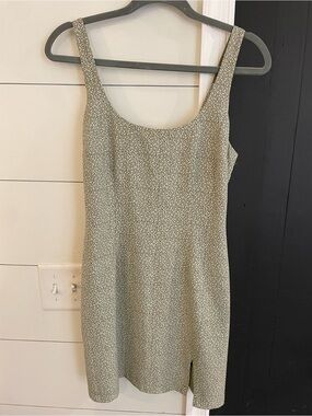 Abercrombie Green Floral Mini Dress